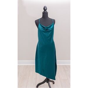 Pretty Garden Cowl Neck Dress